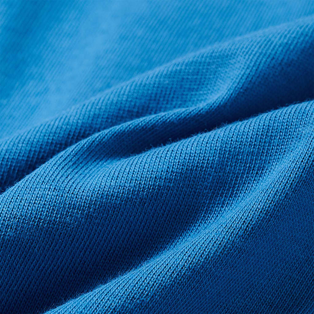 Kinder-Langarmshirt Petrolblau 104