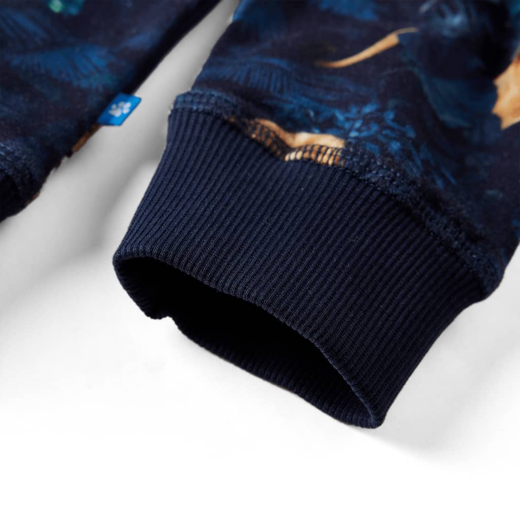 Kinder-Sweatshirt Marineblau 128