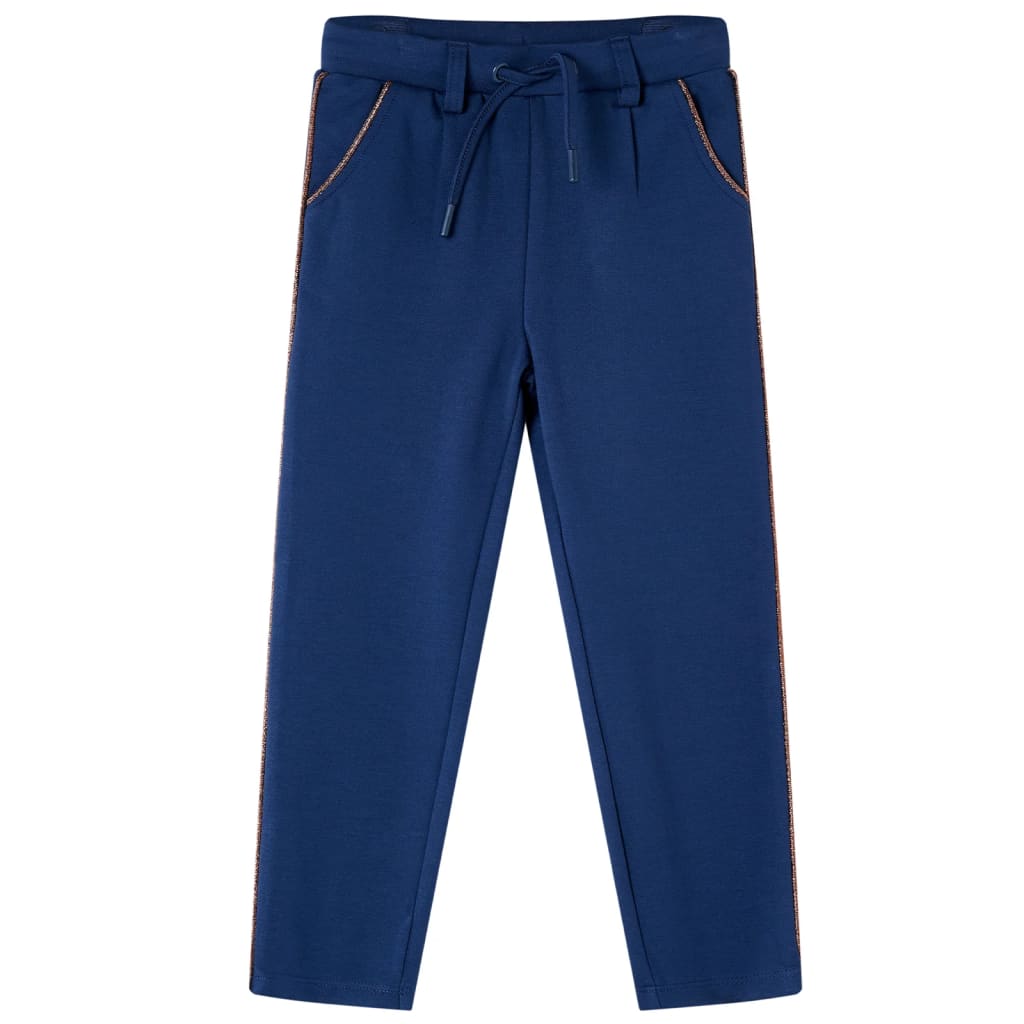Kinderhose Mit Kordelzug Marineblau 104