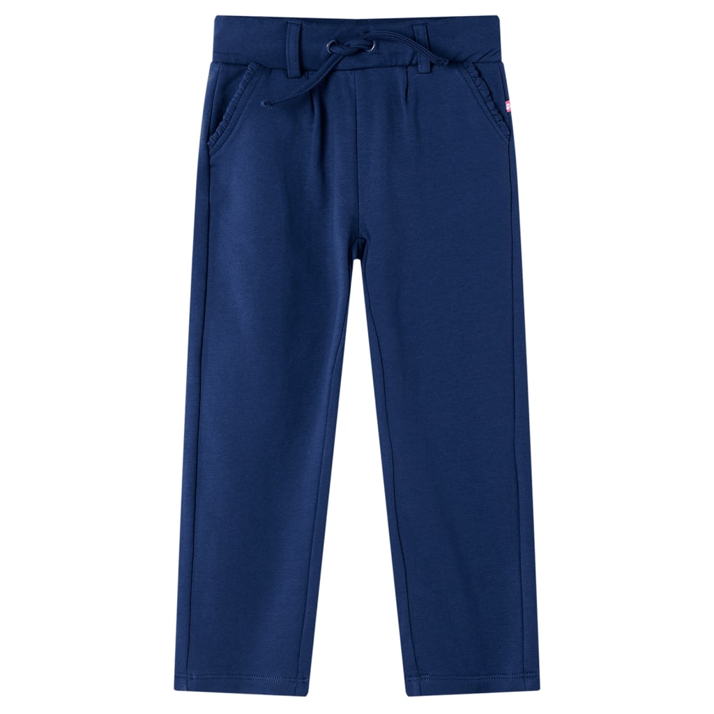 Kinderhose Mit Kordelzug Marineblau 128