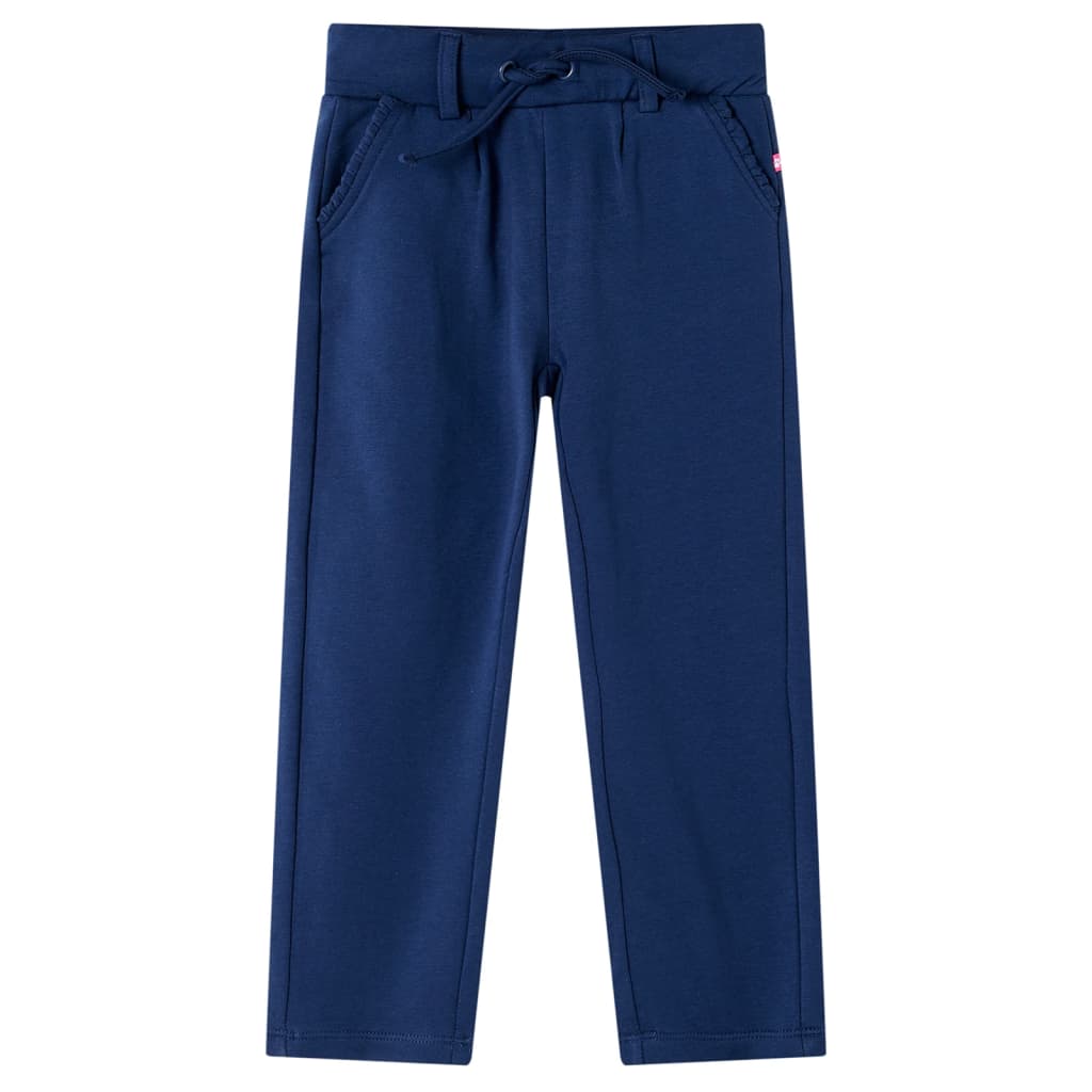 Kinderhose Mit Kordelzug Marineblau 128