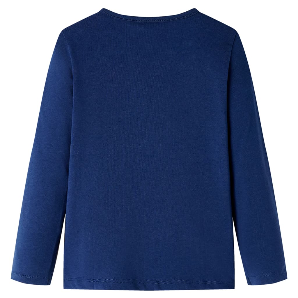 Kinder-Langarmshirt Marine 116