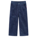 Kinderhose Cord Marineblau 104