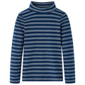 Kinder-Langarmshirt Marineblau 140