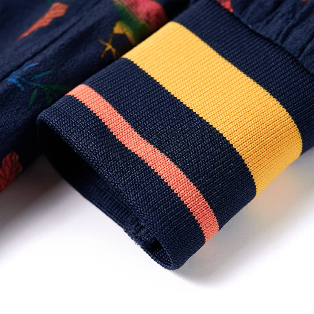 Kinderkleid Mit Langen Ärmeln Marineblau 116