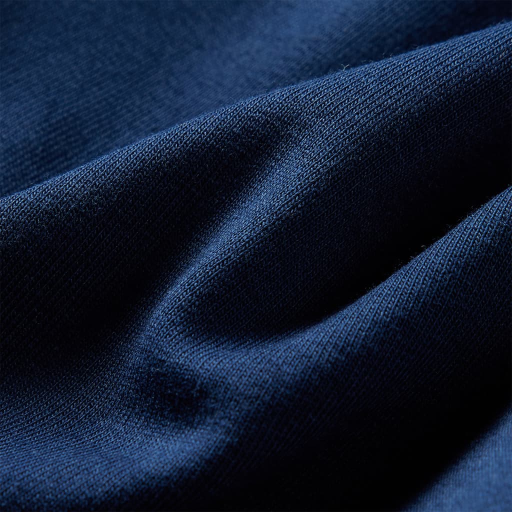 Kinderkleid Mit Langen Ärmeln Marineblau 104