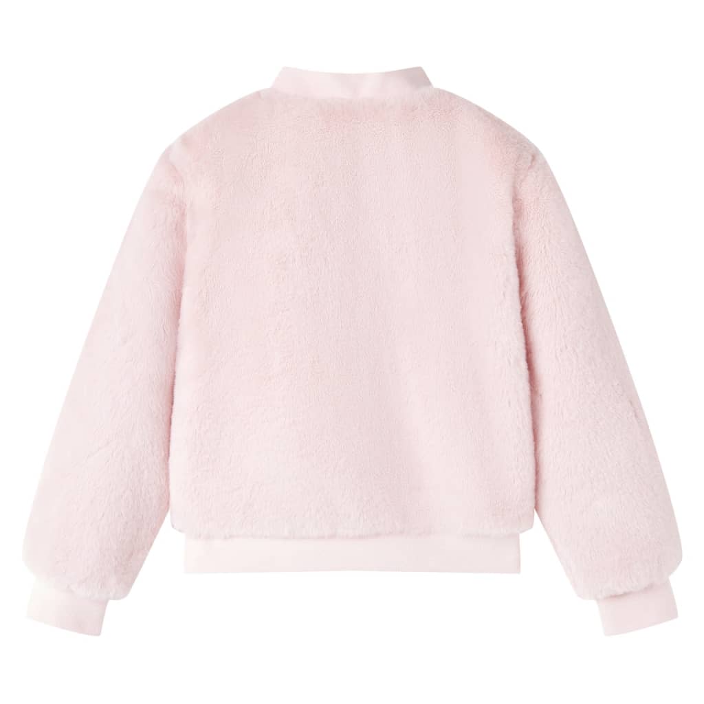 Kinderjacke Kunstpelz Zartrosa 92