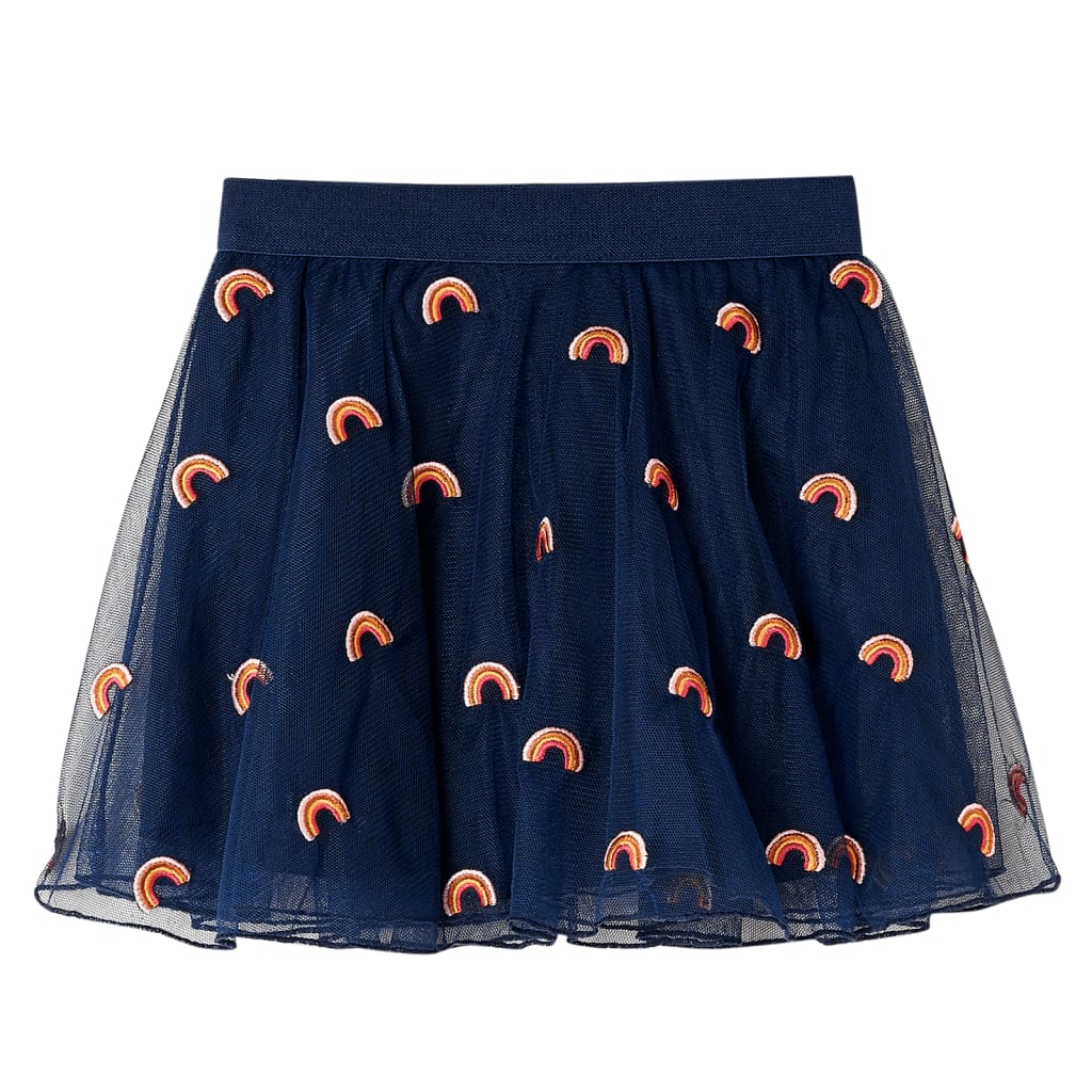 Kinderrock Mit Tüll Marineblau 92