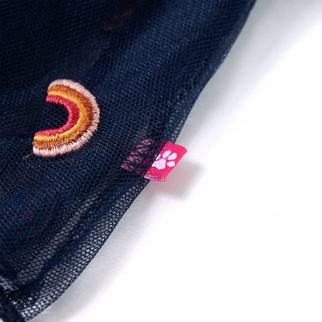 Kinderrock Mit Tüll Marineblau 92