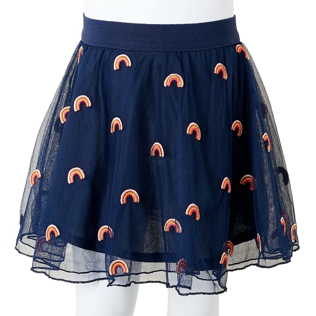 Kinderrock Mit Tüll Marineblau 92