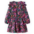 Kinderkleid Mit Langen Ärmeln Knallrosa 128