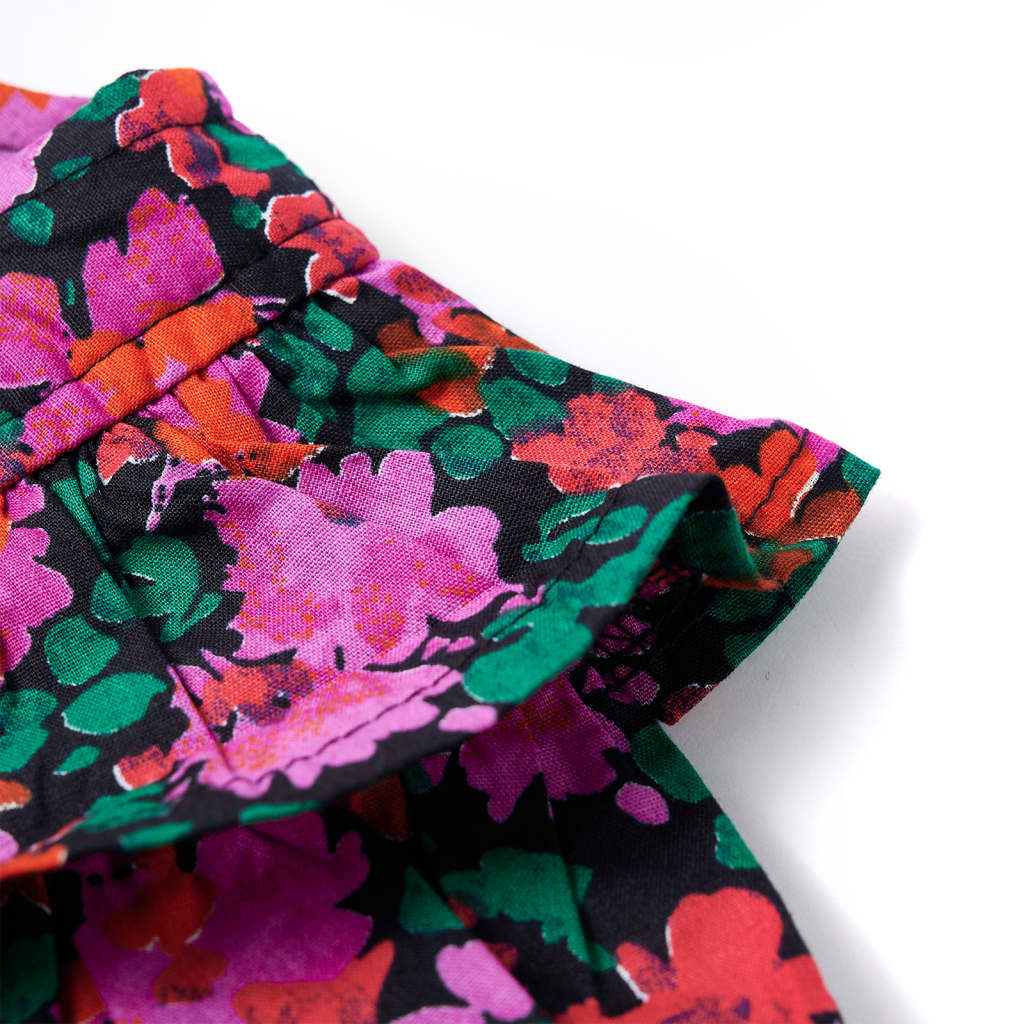 Kinderkleid Mit Langen Ärmeln Knallrosa 128