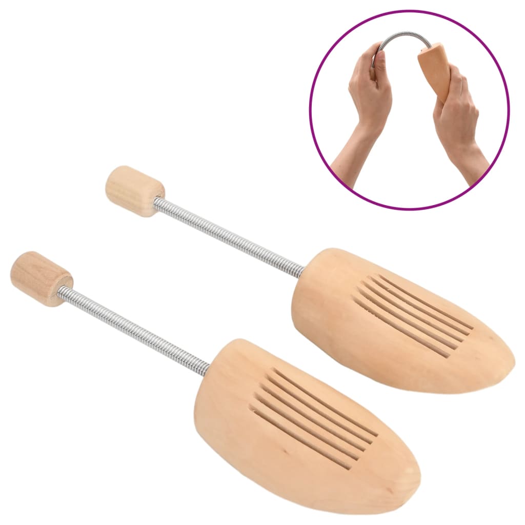 Schuhspanner 2 Paar Eu Massivholz Lotus