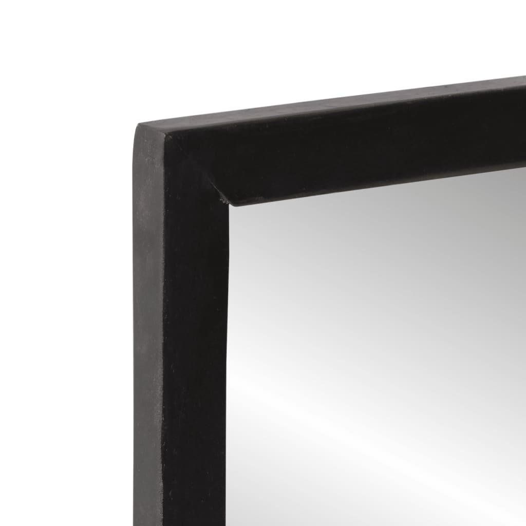 Spiegel Mit Ablage 80X8X55 Cm Glas Und Massivholz Mango