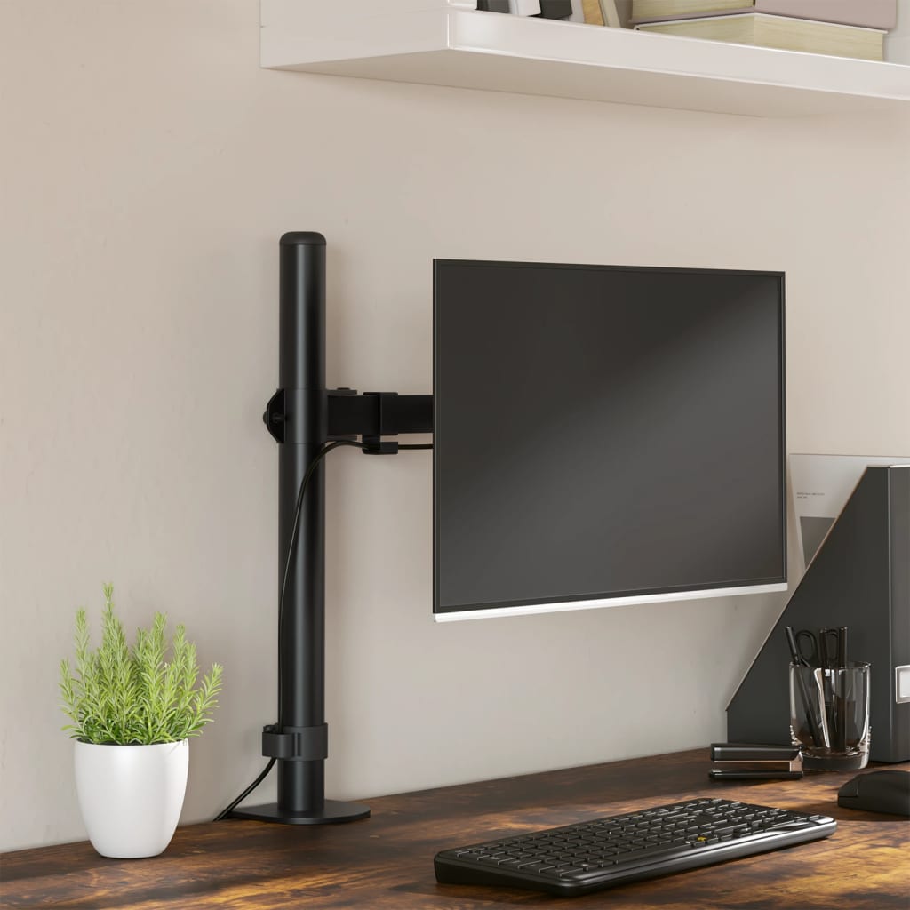 Monitorhalterung Schwarz Stahl Vesa 75/100 Mm