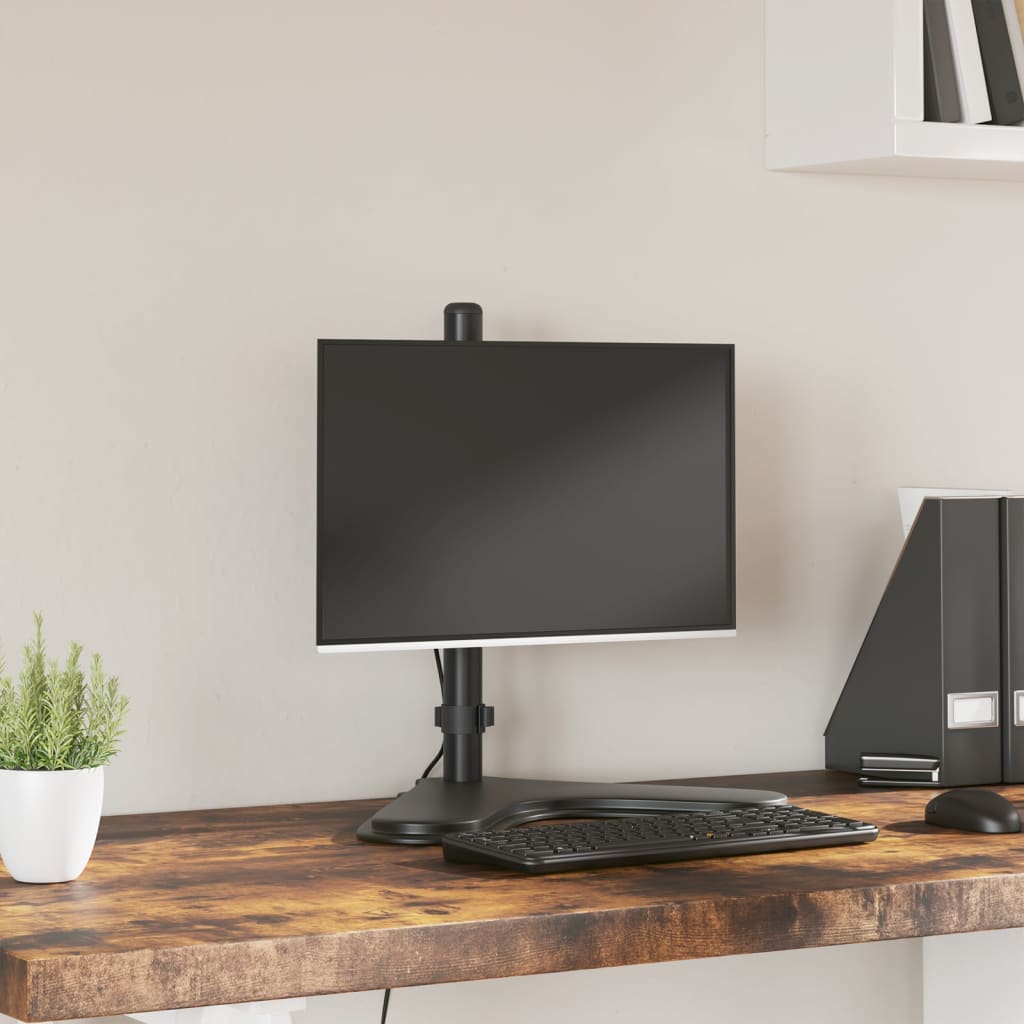 Monitorhalterung Schwarz Stahl Vesa 75/100 Mm
