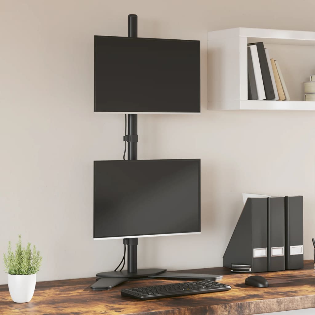 Monitorhalterung Schwarz Stahl Vesa 75/100 Mm