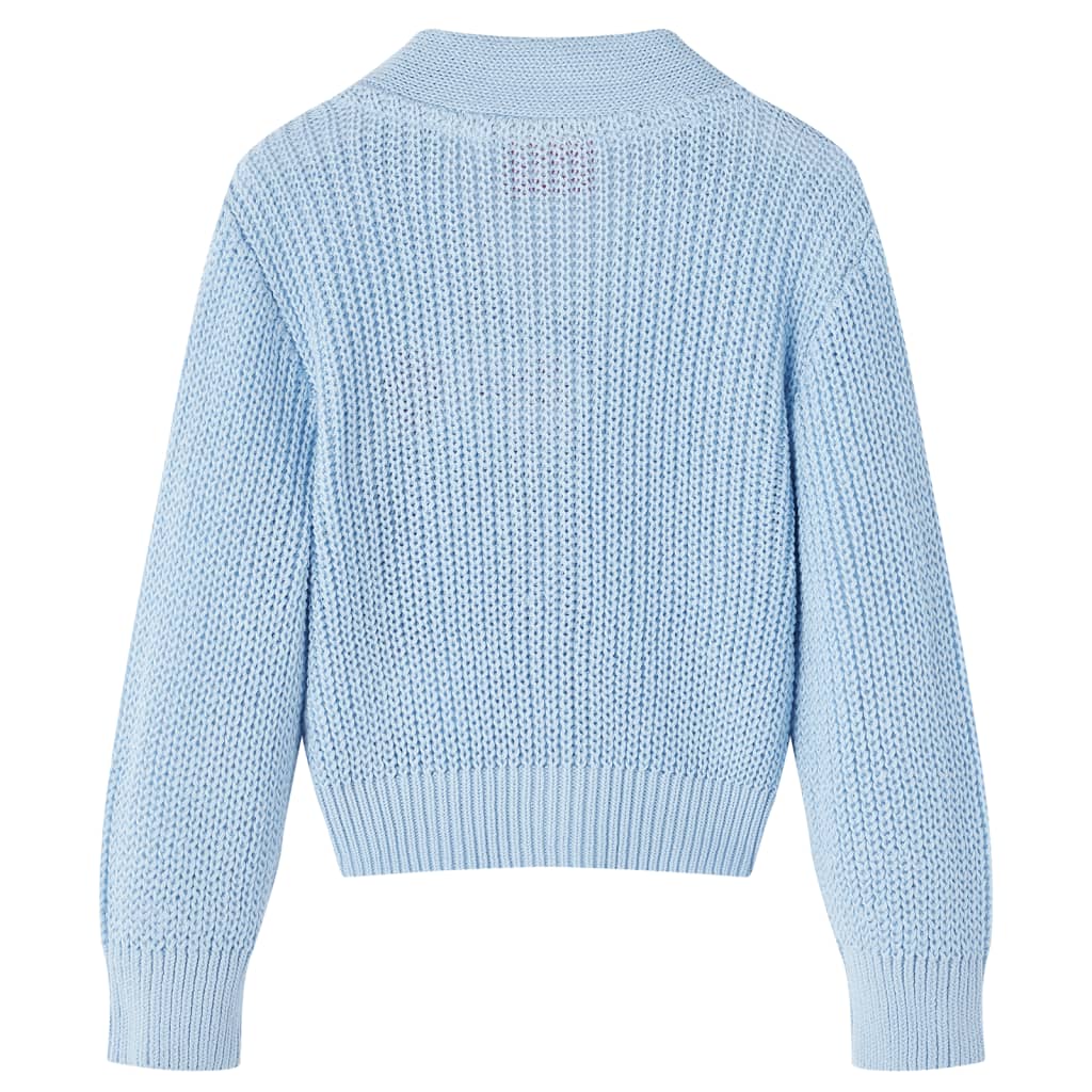 Kinder-Strickjacke Blau 92