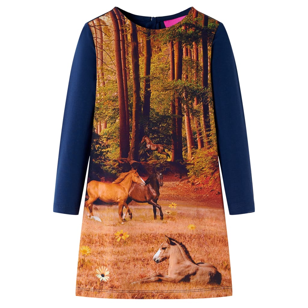 Kinderkleid Mit Langen Ärmeln 104