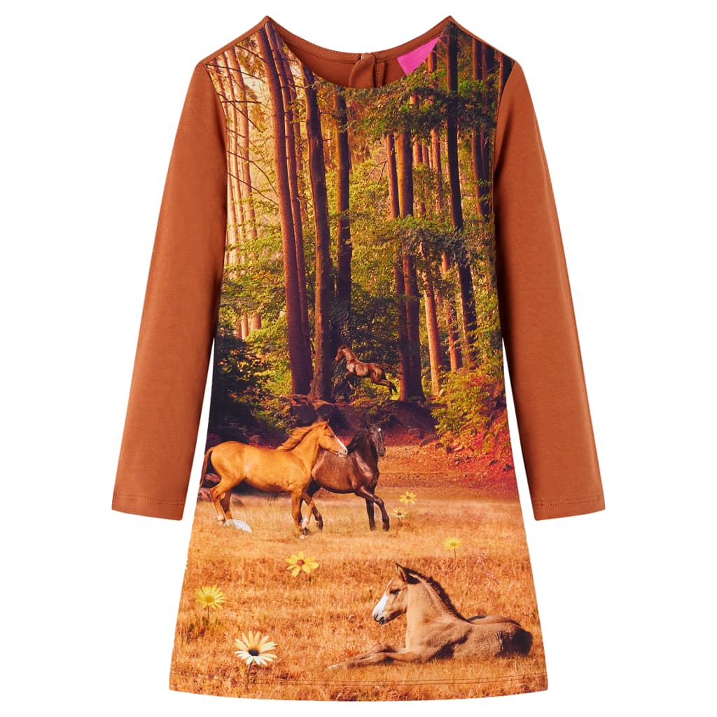 Kinderkleid Mit Langen Ärmeln 104