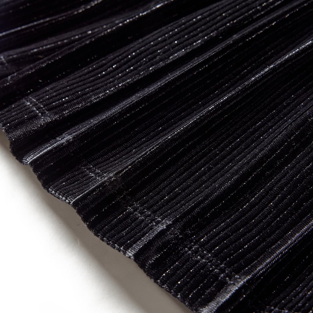 Kinder-Faltenrock Mit Lurex Schwarz 92