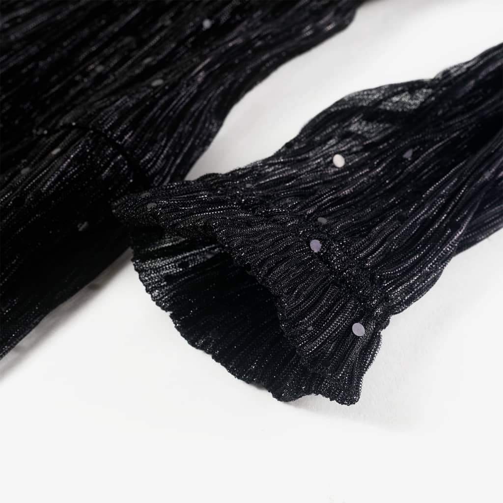 Kinderkleid Mit Langen Ärmeln Schwarz 104
