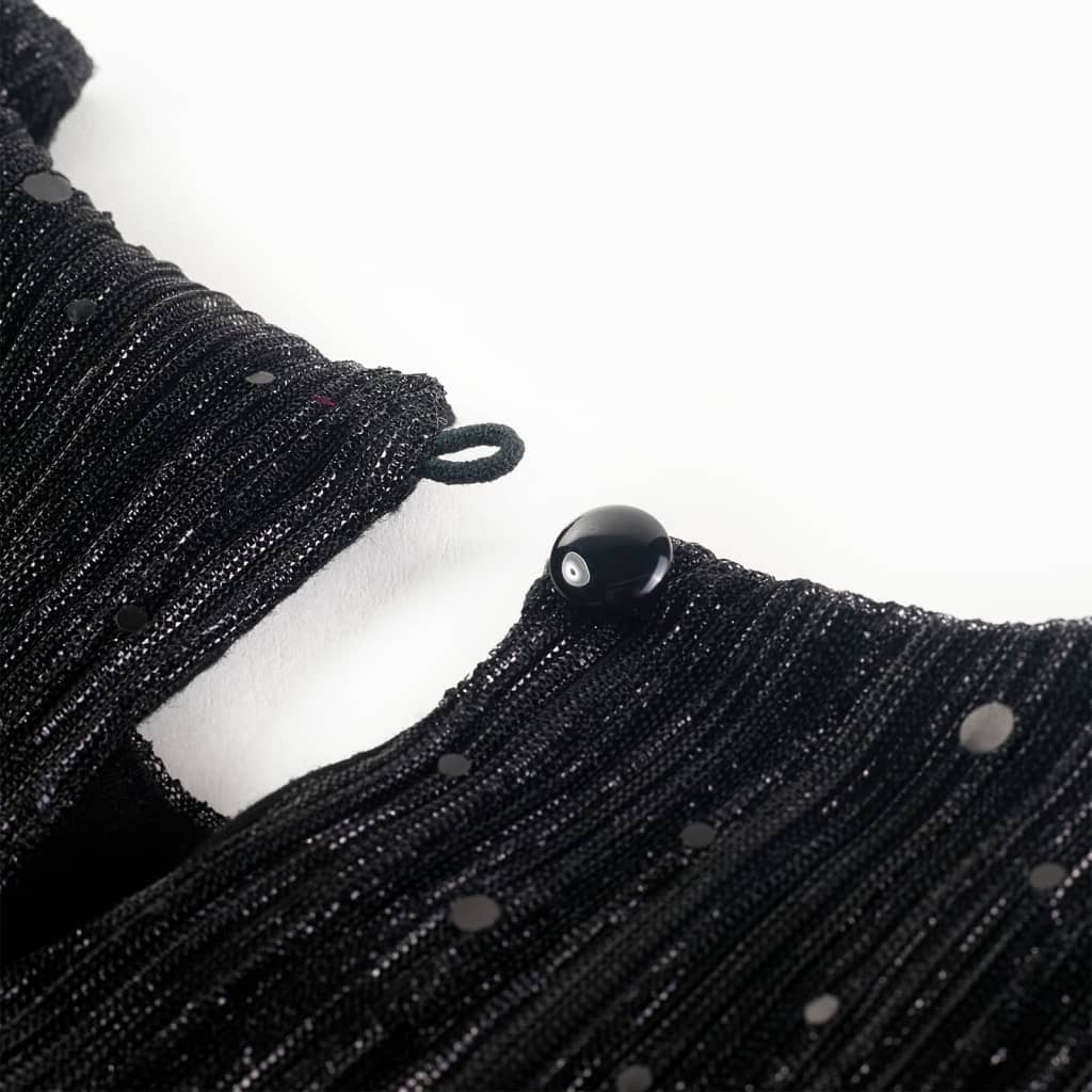 Kinderkleid Mit Langen Ärmeln Schwarz 104