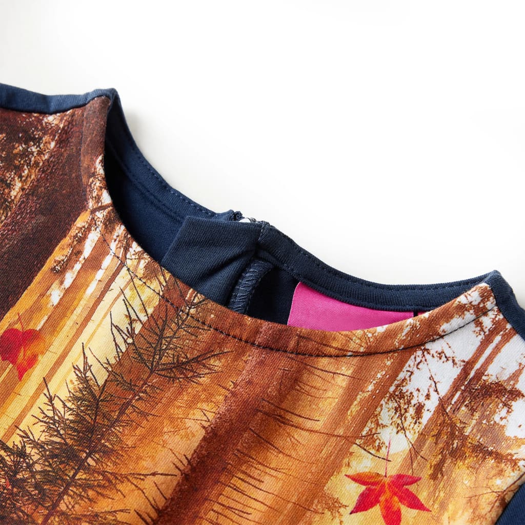 Kinderkleid Mit Langen Ärmeln 140