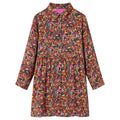 Kinderkleid Mit Langen Ärmeln Mehrfarbig 128