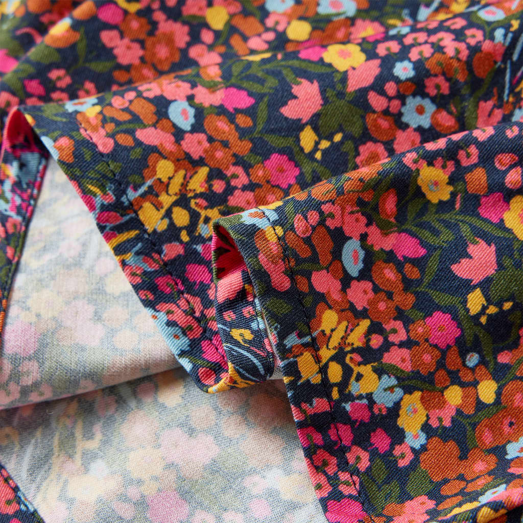 Kinderkleid Mit Langen Ärmeln Mehrfarbig 128