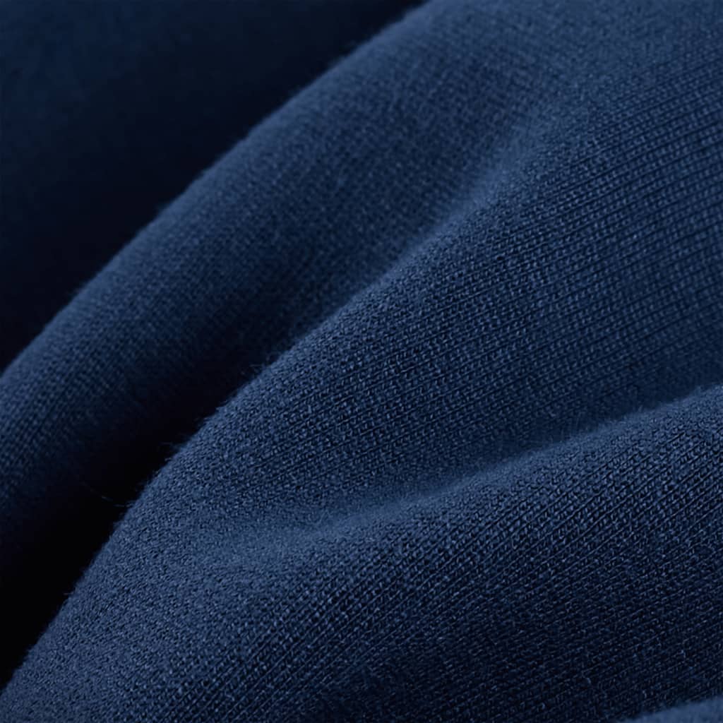 Kinderhose Mit Schwarzen Zierleisten Marineblau 116