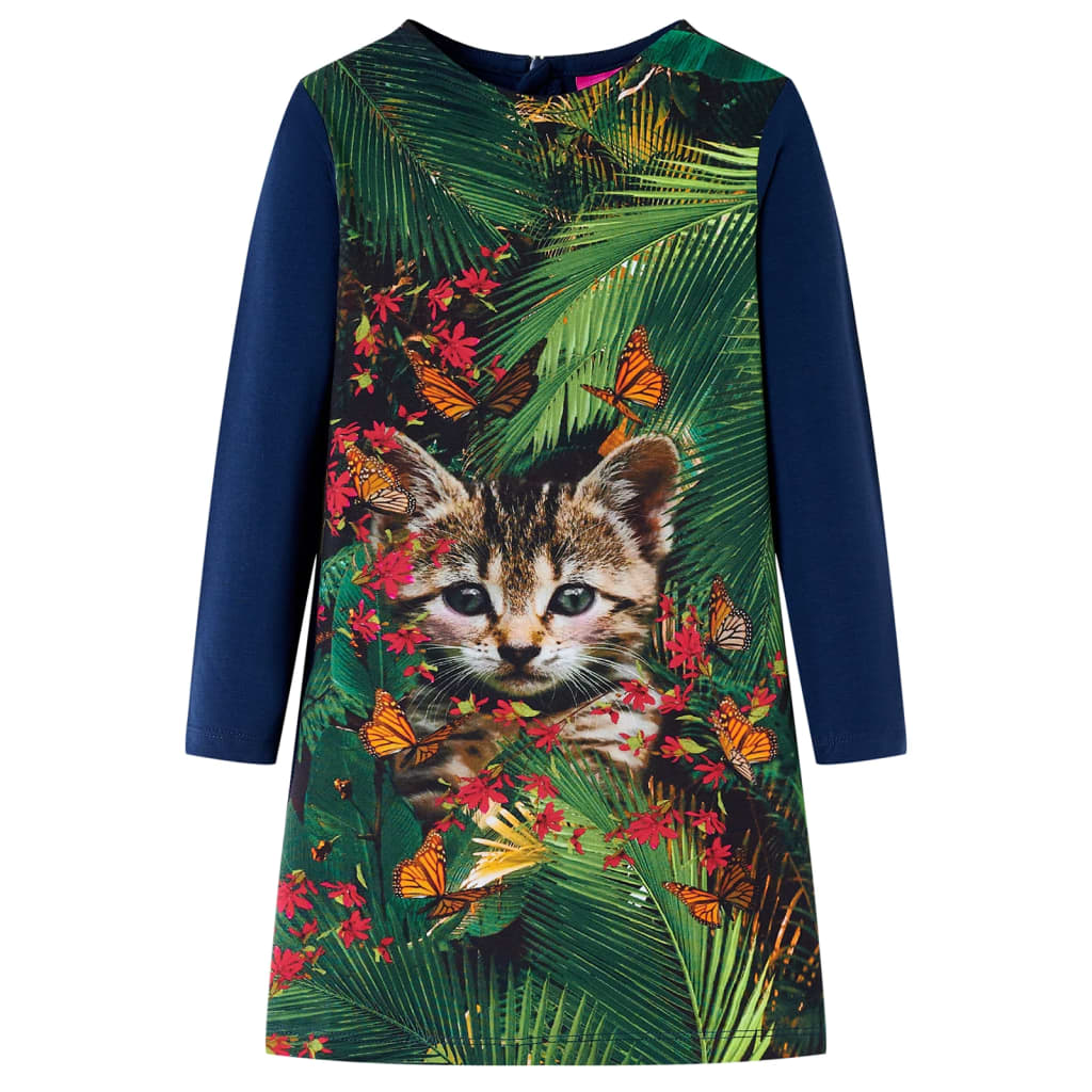 Kinderkleid Mit Langen Ärmeln 128