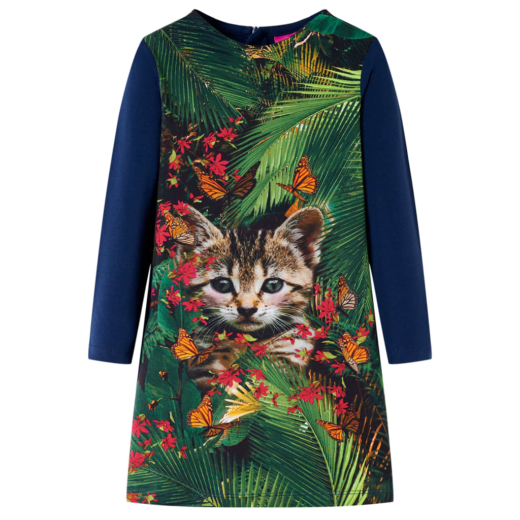 Kinderkleid Mit Langen Ärmeln 128