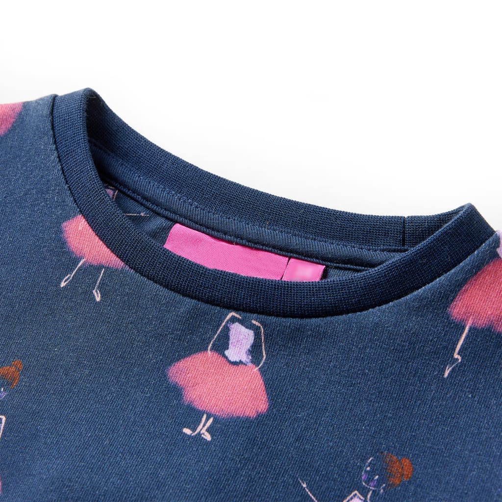Kinderkleid Marineblau 116