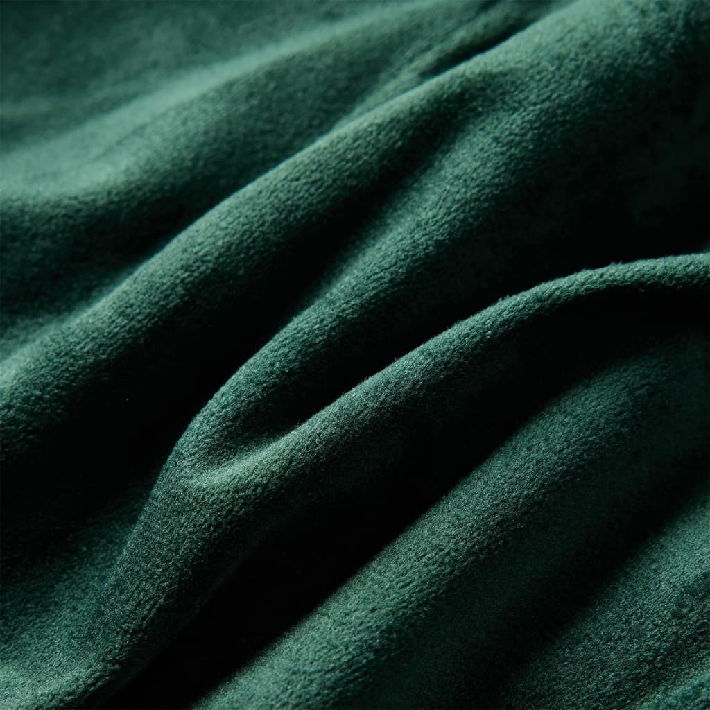 Kinderbluse Mit Rüschen Dunkelgrün 116