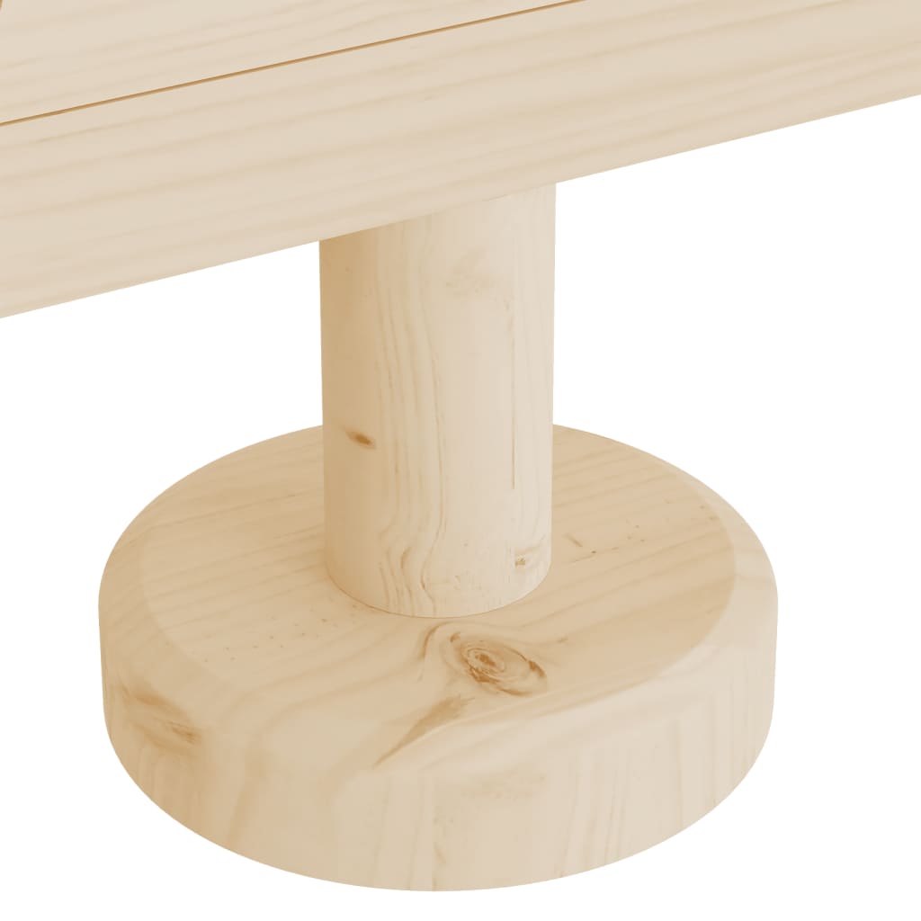 Deko-Weihnachtsbäume 2 Stk. Holz 30 Cm Massivholz Kiefer Natur (Unbehandelt)