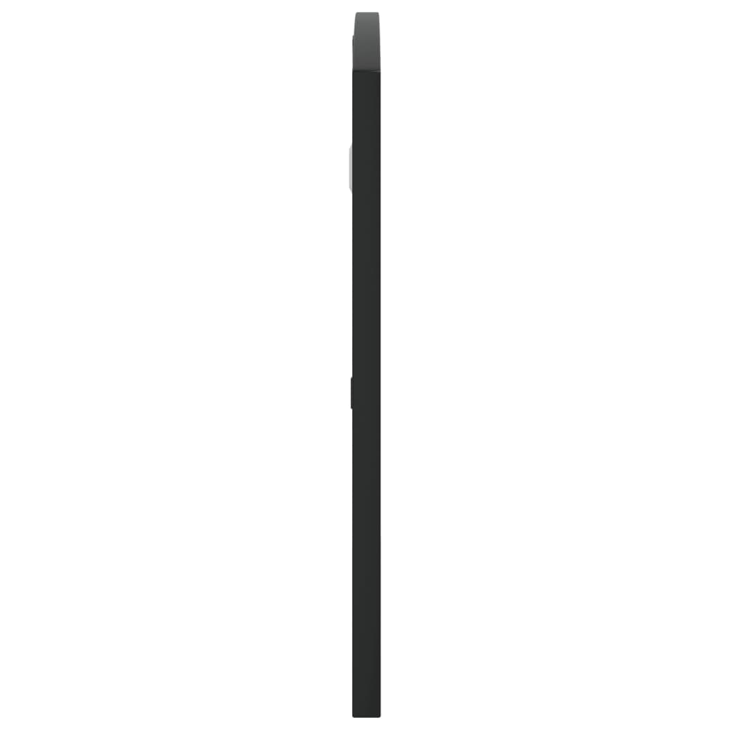 Wandspiegel Schwarz Gewölbt Eisen