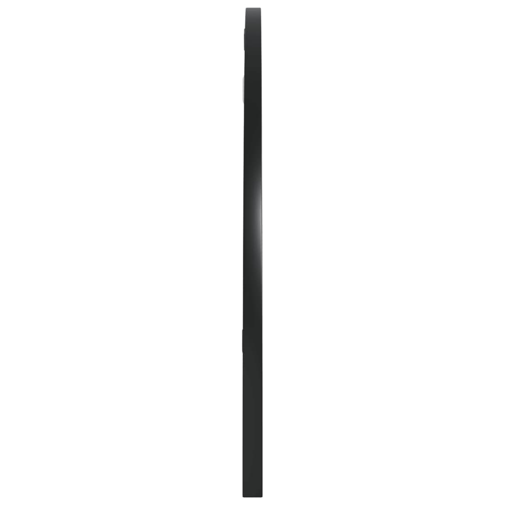 Wandspiegel Schwarz Gewölbt Eisen