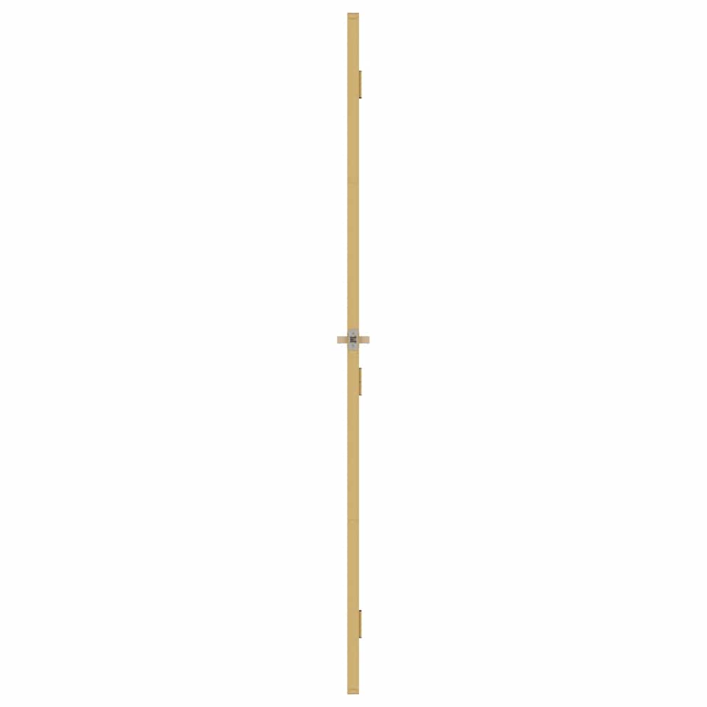 Innentür Schlank Golden 83X201,5 Cm Hartglas Und Aluminium Golden Und Transparent