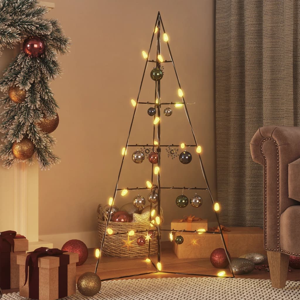 Metall-Weihnachtsbaum Für Dekorationen Schwarz Schwarz