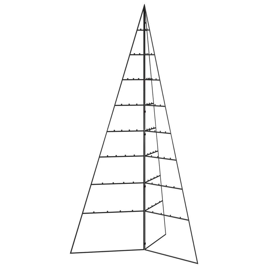Metall-Weihnachtsbaum Für Dekorationen Schwarz Schwarz
