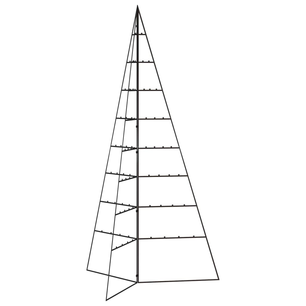 Metall-Weihnachtsbaum Für Dekorationen Schwarz Schwarz