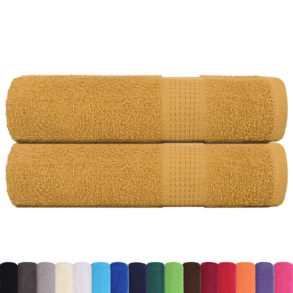 Badetücher Frogn 2 Stk. 360 G/M² Gold