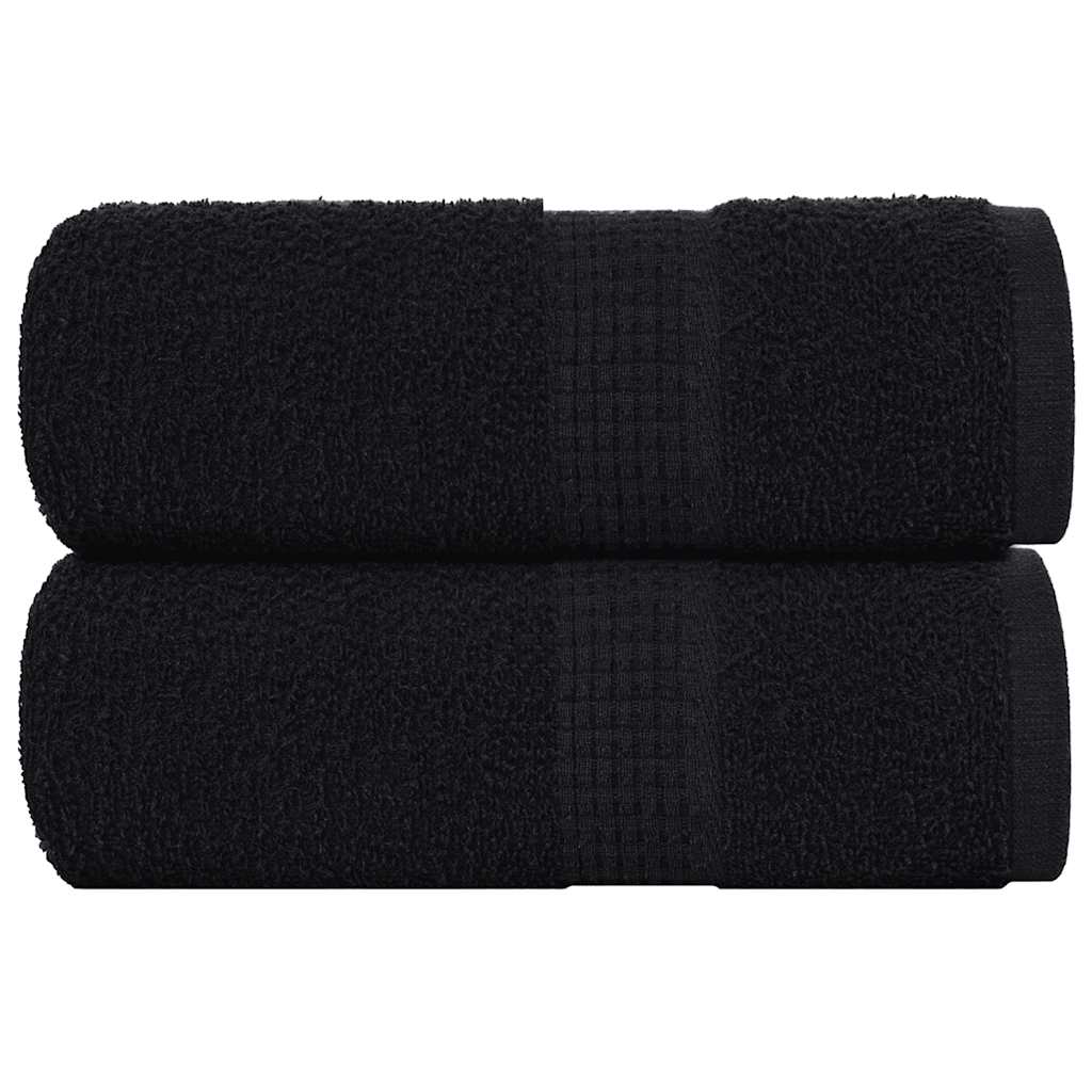Waschtücher Frogn 2 Stk. 360 G/M² Schwarz