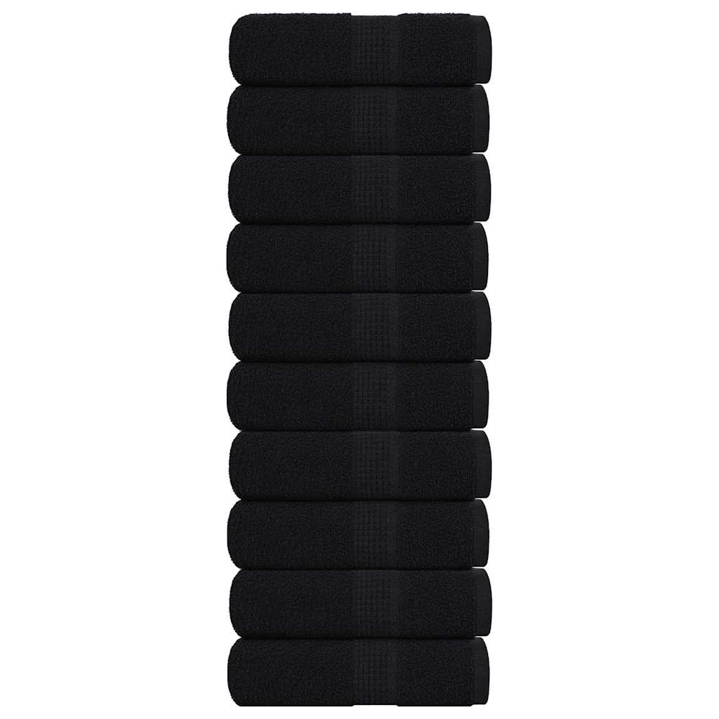 Waschtücher Frogn 2 Stk. 360 G/M² Schwarz