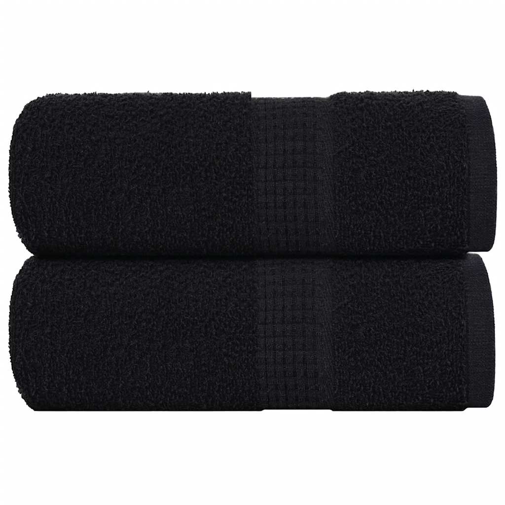 Waschtücher Frogn 2 Stk. 360 G/M² Schwarz