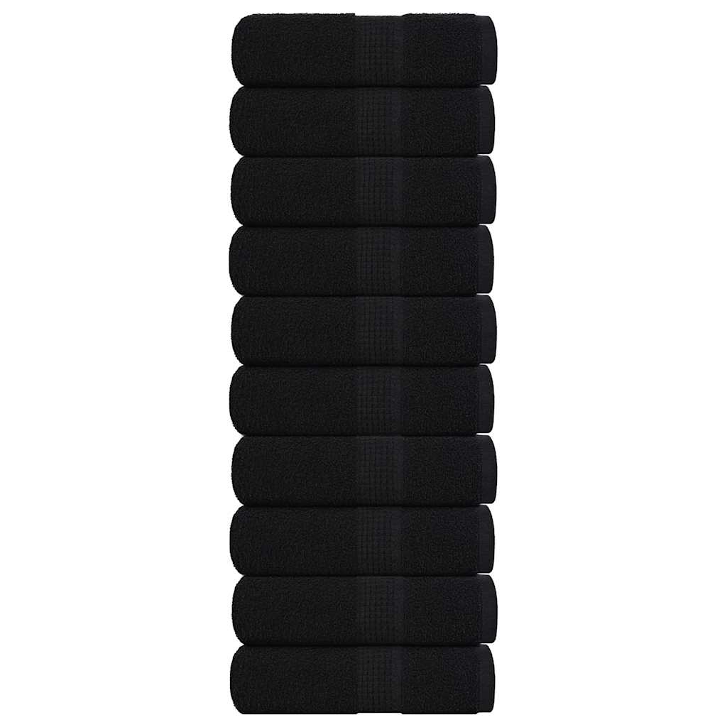 Waschtücher Frogn 2 Stk. 360 G/M² Schwarz