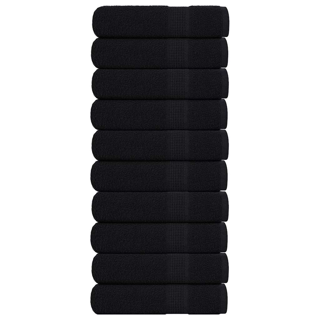 Waschtücher Frogn 2 Stk. 360 G/M² Schwarz
