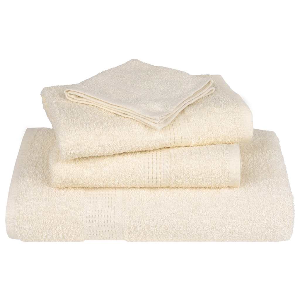 Duschtücher Frogn 2 Stk. 360 G/M² Creme