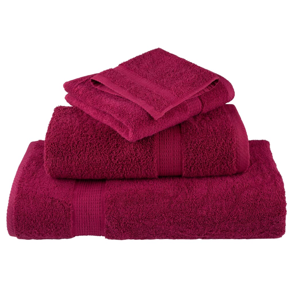 Premium-Waschtücher Solund 2 Stk. Bordeaux 600 G/M² Bordeauxrot